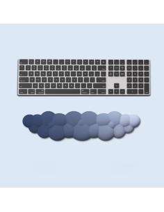 Repose-poignet nuage bleu en mousse– Confort ergonomique, douceur et soutien pour clavier-abidia Madagascar 2