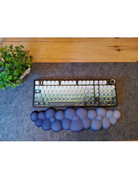 Repose-poignet nuage bleu en mousse– Confort ergonomique, douceur et soutien pour clavier-abidia Madagascar