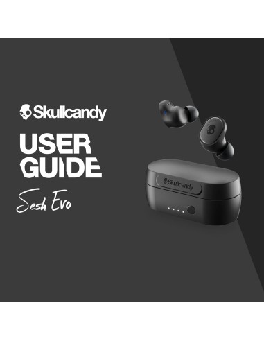 Skullcandy Sesh Evo – Écouteurs True Wireless Bluetooth, Son Puissant & Confort Durable - abidia Madagascar