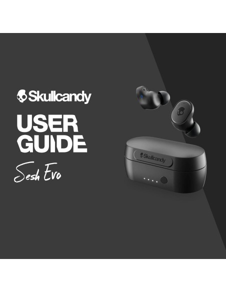 Skullcandy Sesh Evo – Écouteurs True Wireless Bluetooth, Son Puissant & Confort Durable - abidia Madagascar
