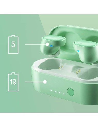 Skullcandy Sesh Evo – Écouteurs True Wireless Bluetooth, Son Puissant & Confort Durable - abidia Madagascar