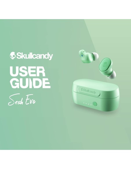 Skullcandy Sesh Evo – Écouteurs True Wireless Bluetooth, Son Puissant & Confort Durable - abidia Madagascar