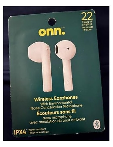 Onn Écouteurs Bluetooth – Autonomie 22H, Son Clair & Confort Durable - abidia Madagascar