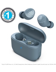 JLab Go Air Bleu – Écouteurs True Wireless Bluetooth, Son Clair & Confort Durable -abidia Madagascar 2