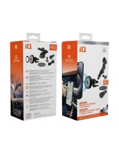 Chargeur sans fil voiture iQ MagSafe – Support magnétique rapide, fixation tableau de bord, compatible iPhone-abidia Madagascar 2