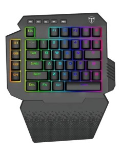 Clavier mécanique une main T-Dagger Capri TGK318 – RGB, sans fil 2.4GHz, compact gaming | Abidia Madagascar
