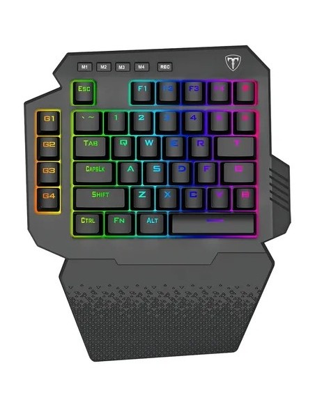 Clavier mécanique une main T-Dagger Capri TGK318 – RGB, sans fil 2.4GHz, compact gaming | Abidia Madagascar
