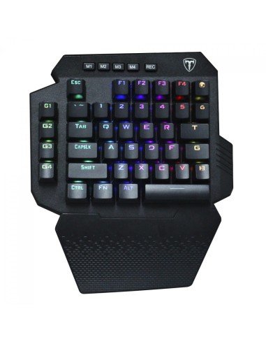 Clavier mécanique une main T-Dagger Capri TGK318 – RGB, sans fil 2.4GHz, compact gaming | Abidia Madagascar