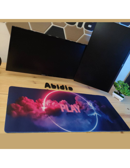 Mousepad XXL 90 x 40 cm – Tapis de Souris 4 mm, Grand Format, Surface Antidérapante & Confort Gaming - abidia Madagascar