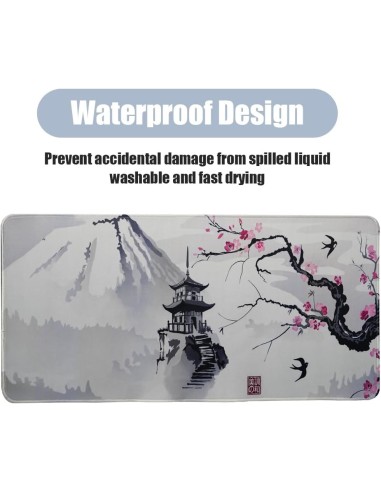 Mousepad XXL 80 x 40 cm – Tapis de Souris 3 mm, Grand Format, Surface Lisse & Antidérapante - abidia Madagascar