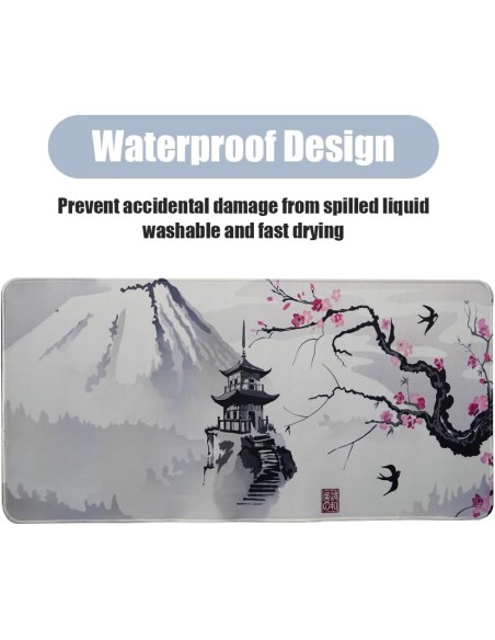 Mousepad XXL 80 x 40 cm – Tapis de Souris 3 mm, Grand Format, Surface Lisse & Antidérapante - abidia Madagascar