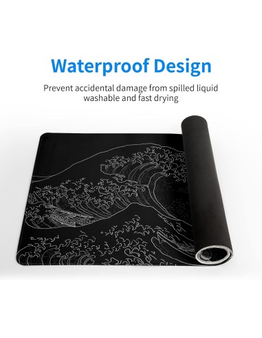Mousepad XXL 80 x 40 cm – Tapis de Souris 3 mm, Grand Format, Surface Lisse & Antidérapante