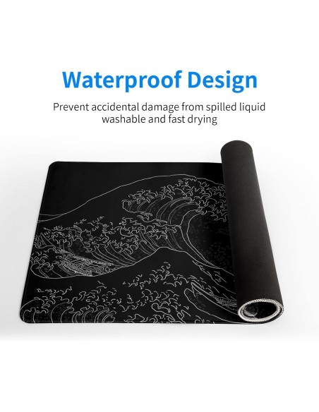 Mousepad XXL 80 x 40 cm – Tapis de Souris 3 mm, Grand Format, Surface Lisse & Antidérapante
