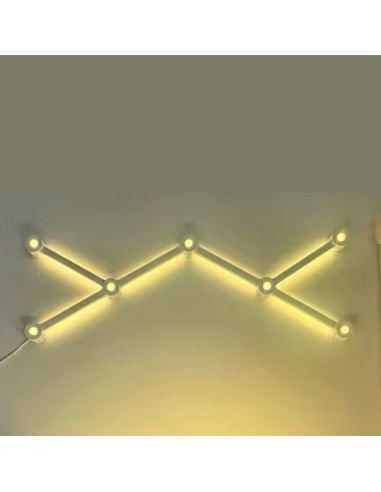 6 Barres lumineuses murales RGBIC WiFi – Lumières LED intelligente, RGB multicolore-abidia Madagascar