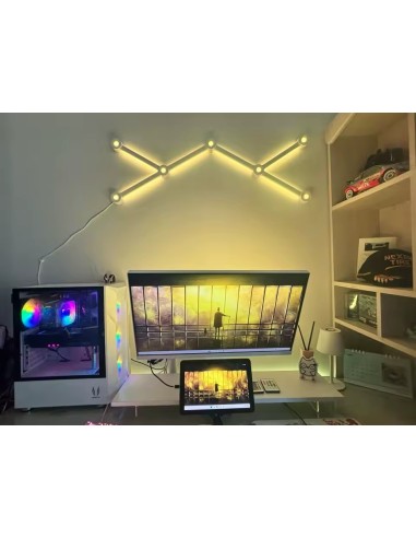 6 Barres lumineuses murales RGBIC WiFi – Lumières LED intelligente, RGB multicolore-abidia Madagascar