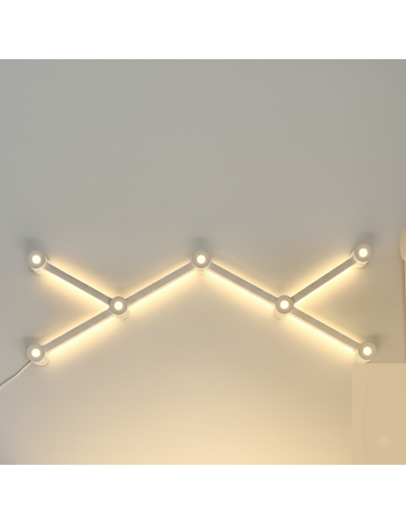 6 Barres lumineuses murales RGBIC WiFi – Lumières LED intelligente, RGB multicolore-abidia Madagascar