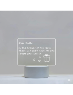 Veilleuse 3D Rectangulaire DIY – Lampe de Bureau USB avec Stylo, Lumière Chaude-abidia Madagascar