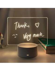 Veilleuse 3D Rectangulaire DIY – Lampe de Bureau USB avec Stylo, Lumière Chaude-abidia Madagascar 2