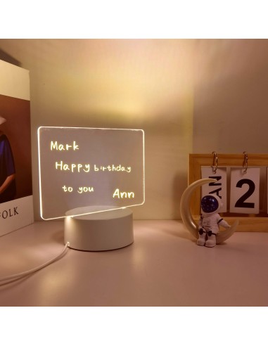 Veilleuse 3D Rectangulaire DIY – Lampe de Bureau USB avec Stylo, Lumière Chaude-abidia Madagascar