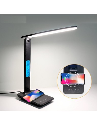 Lampe LED de table avec charge sans fil – Smart Wireless Charging- abidia Madagascar