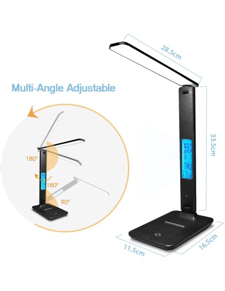 Lampe LED de table avec charge sans fil – Smart Wireless Charging- abidia Madagascar