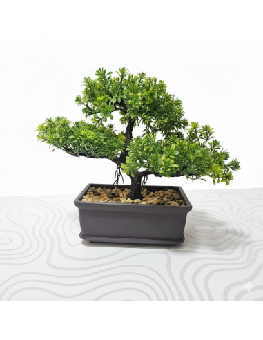 Arbre bonsaï artificiel pin – plante décorative pour intérieur - abidia Madagascar