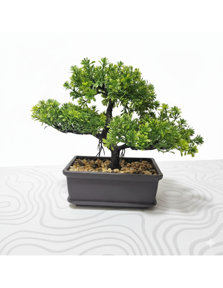 Arbre bonsaï artificiel pin – plante décorative pour intérieur - abidia Madagascar