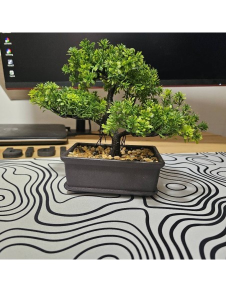 Arbre bonsaï artificiel pin – plante décorative pour intérieur - abidia Madagascar