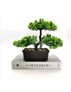 Arbre bonsaï artificiel pin – plante décorative pour intérieur - abidia Madagascar 2