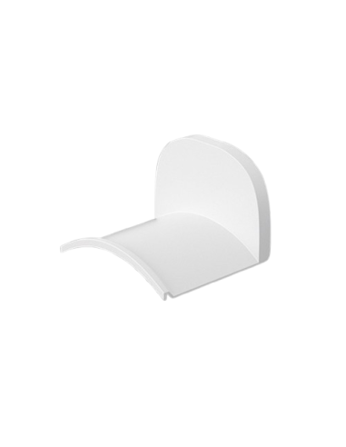 Support casque pegboard blanc – crochet 7,5x6,8x5,5 cm - abidia Madagascar