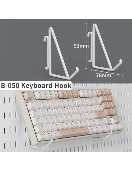 Pose clavier pegboard de couleur blanc 92x78 mm - abidia Madagascar