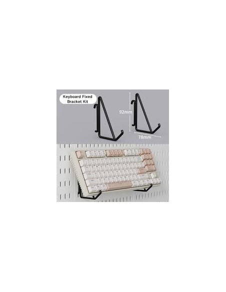Pose clavier pegboard de couleur noir 92x78 mm - abidia Madagascar
