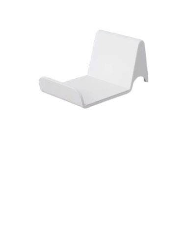 Pose manette pegboard de couleur blanc 9x5,9x4,8 cm - abidia Madagascar