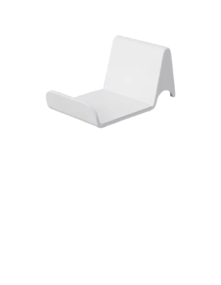 Pose manette pegboard de couleur blanc 9x5,9x4,8 cm - abidia Madagascar