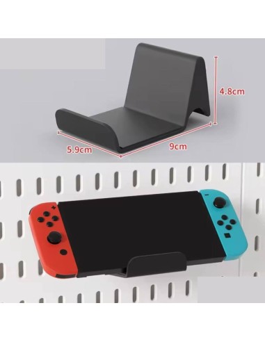 Pose manette pegboard de couleur noir 9x5,9x4,8 cm-abidia Madagascar