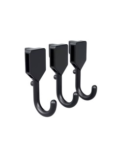 Pose clé crochet pegboard de couleur noir 58 mm - abidia Madagascar