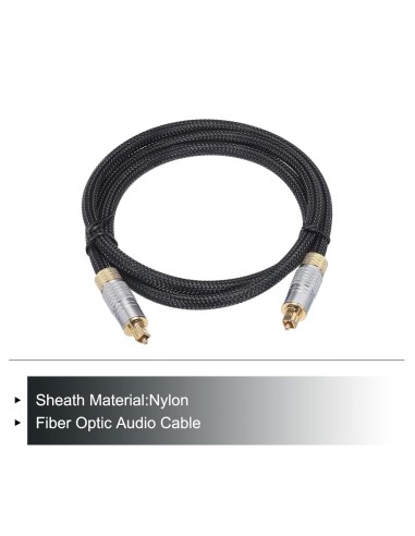Câble audio fibre optique Fospower 93 cm – son haute qualité - abidia Madagascar