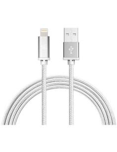 Lot de 3 câbles Lightning argentés – charge rapide et durable - abidia Madagascar 2