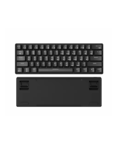 Clavier Mécanique Furycube TS61 Black RGB – Red Switch | Compact 60% Gaming- Abidia madaghascar