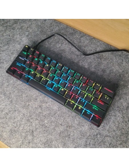 Clavier Mécanique Furycube TS61 Black RGB – Red Switch | Compact 60% Gaming- Abidia madaghascar