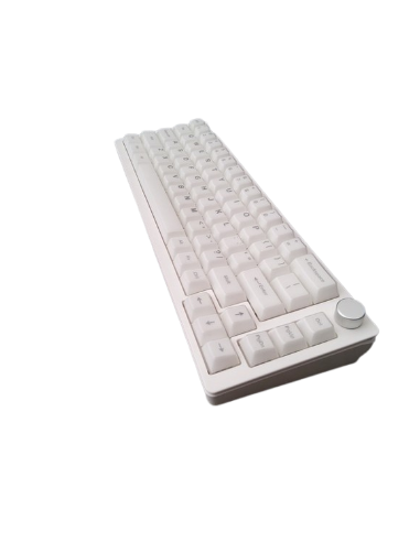 Clavier Mécanique V68 Semi Transparent – silver Switch Filaire | Compact 65% Gaming-Abidia madagscar