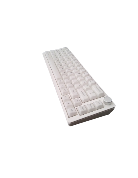 Clavier Mécanique V68 Semi Transparent – silver Switch Filaire | Compact 65% Gaming-Abidia madagscar