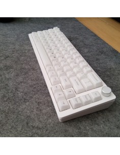 Clavier Mécanique V68 Semi Transparent – silver Switch Filaire | Compact 65% Gaming-Abidia madagscar 2