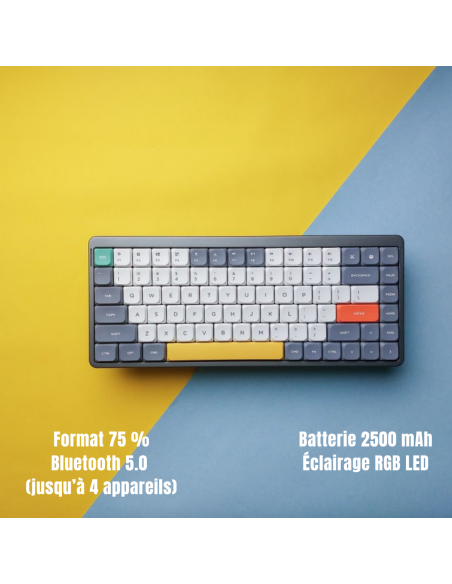 NuPhy Air75 V1 Clavier Mécanique Sans Fil Madagascar | Abidia