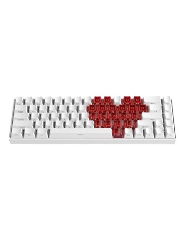 Clavier Mécanique TK68 White Side Carving – Mint Switch 5Pin | Compact 65% Gaming - abidia madagascar