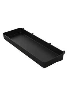 Plateau profond noir pour Pegboard - 280 x 100 x 22 mm - Abidia Madagascar