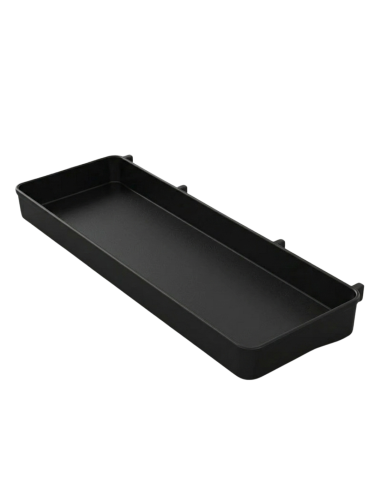 Plateau profond noir pour Pegboard - 280 x 100 x 22 mm - Abidia Madagascar