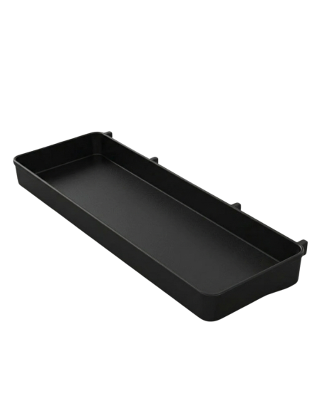 Plateau profond noir pour Pegboard - 280 x 100 x 22 mm - Abidia Madagascar