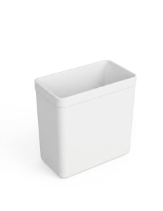 Boîte de Rangement Blanche pour Pegboard - Pot de Bureau 10x10x5.5cm - Abidia Madagascar