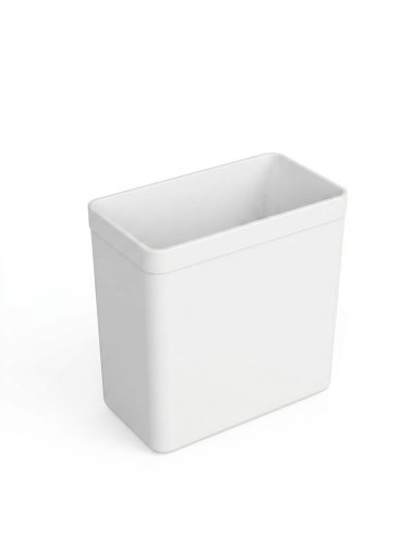 Boîte de Rangement Blanche pour Pegboard - Pot de Bureau 10x10x5.5cm - Abidia Madagascar